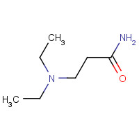 Propanamide, 3-(diethylamino)- chemical structure Propanamide, 3-(diethylamino)- (CAS: 3813-27-2) - Chemical Structure and Molecular Formula