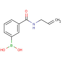[3-(Allylcarbamoyl)phenyl]boronic acid (CAS: 850567-29-2) - Chemical Structure and Molecular Formula 