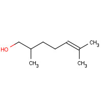 2,6-Dimethyl-5-hepten-1-ol (CAS: 6090-15-9) - Chemical Structure and Molecular Formula 