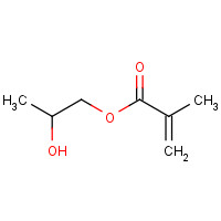 2-Hydroxypropyl Methacrylate (CAS: 923-26-2) - Chemical Structure and Molecular Formula 