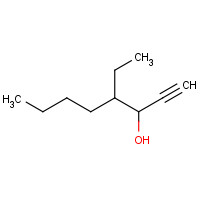 4-ethyloct-1-yn-3-ol (CAS: 5877-42-9) - Chemical Structure and Molecular Formula 