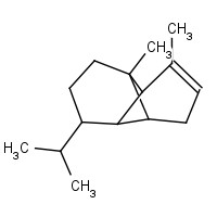 8-isopropyl-1,3-dimethyltricyclo[4.4.0.0<sup>2,7</sup>]dec-3-ene (CAS: 3856-25-5) - Related Chemical Product