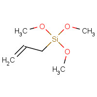 Allyltrimethoxysilane (CAS: 2551-83-9) - Chemical Structure and Molecular Formula 