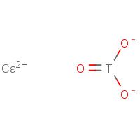 Calcium dioxido(oxo)titanium (CAS: 12049-50-2) - Chemical Structure and Molecular Formula 