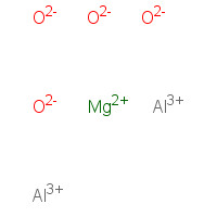 dialuminum magnesium oxygen(-2) anion (CAS: 12068-51-8) - Chemical Structure and Molecular Formula 