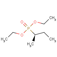 Diethyl (2R)-2-butanylphosphonate (CAS: 34510-96-8) - Chemical Structure and Molecular Formula 