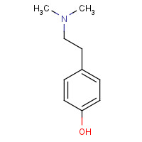 Hordenine (CAS: 62493-39-4) - Chemical Structure and Molecular Formula 