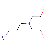 N-(3-Aminopropyl)diethanolamine (CAS: 10563-27-6) - Chemical Structure and Molecular Formula 