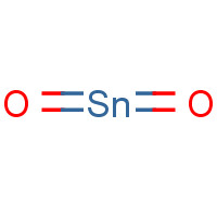 Tin dioxide (CAS: 18282-10-5) - Chemical Structure and Molecular Formula 