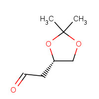 (4S)-2,2-Dimethyl-1,3-Dioxolane-4-Acetaldehyde (CAS: 32233-44-6) - Chemical Structure and Molecular Formula 