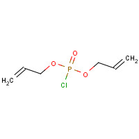DIALLYL CHLOROPHOSPHATE (CAS: 16383-57-6) - Chemical Structure and Molecular Formula 