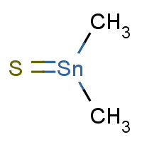 DIMETHYLTIN SULFIDE (CAS: 16892-64-1) - Chemical Structure and Molecular Formula 