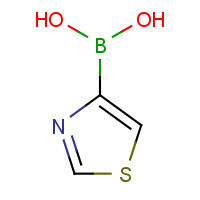 thiazol-4-ylboronic acid (CAS: 1016642-07-1) - Chemical Structure and Molecular Formula 
