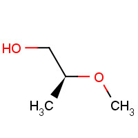 (S)-(+)-1-METHOXY-2-PROPANOL (CAS: 116422-39-0) - Chemical Structure and Molecular Formula 