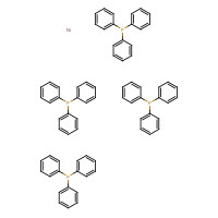 Tetrakis(triphenylphosphine)nickel (CAS: 15133-82-1) - Chemical Structure and Molecular Formula 