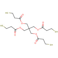 PENTAERYTHRITOL TETRA(3-MERCAPTOPROPIONATE) chemical structure PENTAERYTHRITOL TETRA(3-MERCAPTOPROPIONATE) (CAS: 7575-23-7) - Chemical Structure and Molecular Formula