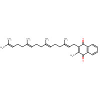 menaquinone (CAS: 11032-49-8) - Chemical Structure and Molecular Formula 