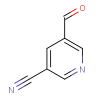 5-FORNYL-3-PYRIDINECARBONITRILE (CAS: 70416-53-4) - Chemical Structure and Molecular Formula 