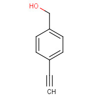 4-ETHYNYLBENZYL ALCOHOL (CAS: 10602-04-7) - Chemical Structure and Molecular Formula 