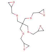 Pentaerythritol glycidyl ether (CAS: 3126-63-4) - Chemical Structure and Molecular Formula 