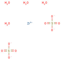 Zirconium sulfate tetrahydrate chemical structure Zirconium sulfate tetrahydrate (CAS: 7446-31-3) - Chemical Structure and Molecular Formula