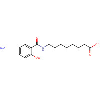 Salcaprozate sodium (CAS: 203787-91-1) - Chemical Structure and Molecular Formula 