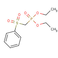 DIETHYL (PHENYLSULFONYL)METHANEPHOSPHONATE (CAS: 56069-39-7) - Chemical Structure and Molecular Formula 