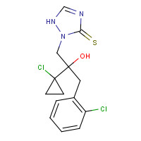 PROTHIOCONAZOLE (CAS: 178928-70-6) - Chemical Structure and Molecular Formula 