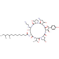 caspofungin (CAS: 162808-62-0) - Chemical Structure and Molecular Formula 