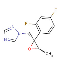 1. 1-(((2R, 3S)-2-(2,4-difluorophenyl)-3-Methyloxiran-2-yl) Methyl)-1H-1,2,4-triazole (CAS: 127000-90-2) - Chemical Structure and Molecular Formula 