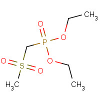1-[ethoxy(methylsulfonylmethyl)phosphoryl]oxyethane (CAS: 40137-11-9) - Chemical Structure and Molecular Formula 