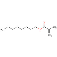 2-methylacrylic acid octyl ester (CAS: 2157-01-9) - Chemical Structure and Molecular Formula 