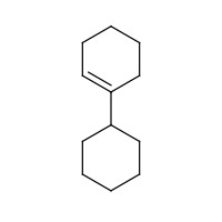 1-cyclohexylcyclohexene (CAS: 3282-54-0) - Chemical Structure and Molecular Formula 