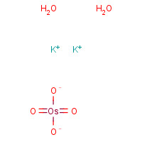 Potassium dioxidodioxoosmium dihydrate (CAS: 10022-66-9) - Chemical Structure and Molecular Formula 