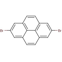 2,7-DIBROMOPYRENE (CAS: 102587-98-4) - Chemical Structure and Molecular Formula 