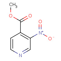 methyl 3-nitroisonicotinate (CAS: 103698-10-8) - Chemical Structure and Molecular Formula 