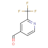 2-(Trifluoromethyl)isonicotinaldehyde (CAS: 108338-20-1) - Chemical Structure and Molecular Formula 