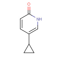 5-cyclopropylpyridin-2-ol (CAS: 1159821-42-7) - Chemical Structure and Molecular Formula 