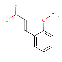 2-Methoxycinnamic acid (CAS: 6099-03-2) - Chemical Structure and Molecular Formula 