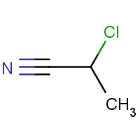2-Chloropropionitrile (CAS: 1617-17-0) - Chemical Structure and Molecular Formula 