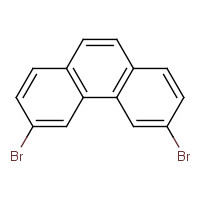 3,6-dibromophenanthrene (CAS: 174735-02-5) - Chemical Structure and Molecular Formula 