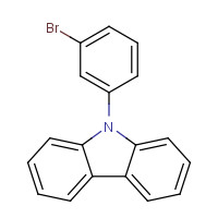 9-(3-Bromophenyl)-9H-carbazole (CAS: 185112-61-2) - Chemical Structure and Molecular Formula 