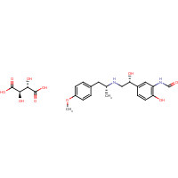 Arformoterol tartrate (CAS: 200815-49-2) - Chemical Structure and Molecular Formula 