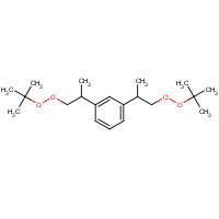 DI(TERT-BUTYLPEROXYISOPROPYL)BENZENE (CAS: 2212-81-9) - Chemical Structure and Molecular Formula 