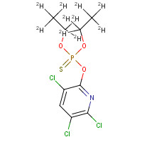 Chlorpyrifos-diethyl-d10 (CAS: 285138-81-0) - Chemical Structure and Molecular Formula 