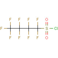 Nonafluoro-1-butanesulfonyl chloride (CAS: 2991-84-6) - Chemical Structure and Molecular Formula 