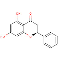 Pinocembrin (CAS: 480-39-7) - Chemical Structure and Molecular Formula 
