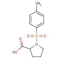1-(Toluene-4-sulfonyl)-pyrrolidine-2-carboxylic acid (CAS: 51077-01-1) - Chemical Structure and Molecular Formula 