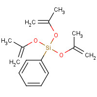 phenyl[tris(prop-1-en-2-yloxy)]silane (CAS: 52301-18-5) - Chemical Structure and Molecular Formula 
