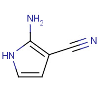 2-Amino-1H-pyrrole-3-carbonitrile (CAS: 755753-61-8) - Chemical Structure and Molecular Formula 